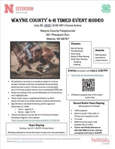 Wayne County 4-H Timed Event Rodeo